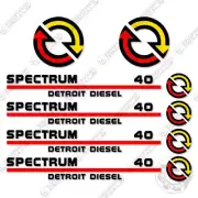 Fits Detroit Diesel 40 Decal Kit - 40 Series Generator Replacement Decals