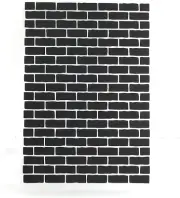 Plastic Embossing Folders (Brick Wall) Plastic Embossing Folder Template Dies fo