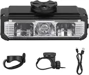 Bicycles Headlight Rechargeable | 1000 Lumens Daytime Running Light,Rechargeable 7 Modes Water Resistant Night Riding Lamp For Commuting Cyclists