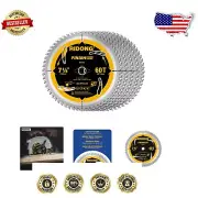 Versatile 5-Pack 7-1/4'' Wood Cutting Circular Saw Blades - Durable & Efficient