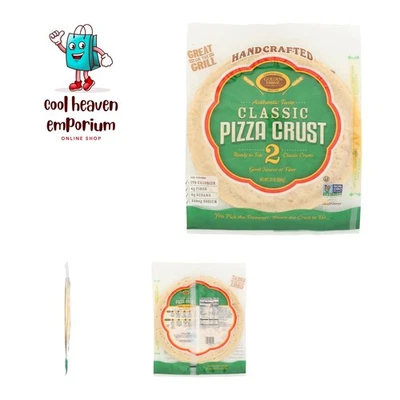Classic Pizza Crust 12 Inches, Kosher, Non-GMO, 2 Count, 24 Ounce Pack of 10