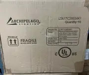 ARCHIPELAGO LTA17C20024K1 2W/120V THREAD LED A 17 LAMP E 26 BASE CLEAR GLASS