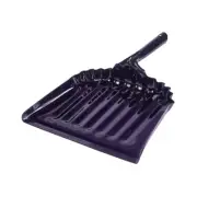 Weiler Dust Pan, 16 Inches W X 15 Inches L, 20 Gauge Steel, Black - 1 per EA