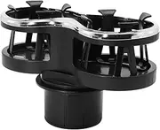 Car Cup Holder Expander Adapter WorthPlanet Universal 2 in 1 Car Drink Holder Cup Mount Extender Organizer with 360°Rotating Adjustable Base to Hold Drinks and Bottles W120011