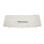 REAR WHITE VENETIAN BLIND AUTO SHADE FOR LEYLAND MORRIS MINOR 1957 - 1964 (for: Morris)