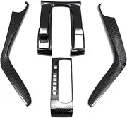 Dreamseek Center Console Automatic Gear Shift Panel Cover for 10th Gen Honda Civic 2016 2017 2018 2019 2020 2021 Sedan Carbon Fiber Style
