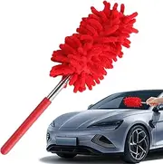 Car Duster, Car Detailing Brush Dust Remover, Detailing Tools with Extendable Handle, Multipurpose Auto Mop for Men Women Cleaning Supplies