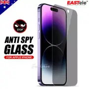 For iPhone 16 15 14 13 12 11 Pro Xr Xs Max 8 Plus Privacy Glass Screen Protector