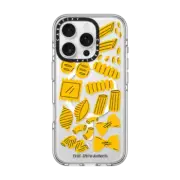iPhone 16 Pro Clear Case MagSafe Compatible Pasta by Tess Smith-Roberts