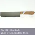 No. 172 KIWI Knife Kitchen Chef Knives Stainless Steel Blade Cook Cleaver Wood