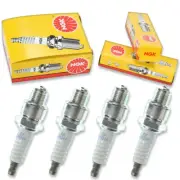 4pcs 01-02 KTM 50 Jr Adventure NGK Standard Spark Plugs 49cc 2ci Kit Set yz