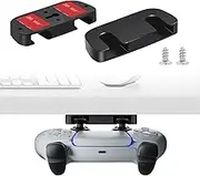 Newseego Under Desk Controller Mount Compatible for PS5 & PS4, 2 Pack Table Controller Holder Stand Sturdy Space Saving Tidy Controller Storage Holder Gaming Accessories for PS5/PS4 - Black
