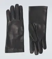 [Saint Laurent] Saint Laurent Leather gloves L black