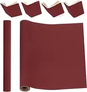 uxcell 40"x16" Bookbinding Cloth, Linen Book Cover Bookbinding Repair Cloth Book Binding Cloth for Bookbinding Book Arts Sewing DIY Craft, Dark Red