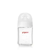 在飛比找momo購物網優惠-【寶寶共和國】Pigeon貝親 第三代母乳實感玻璃奶瓶160
