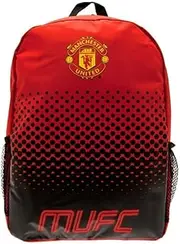 Manchester United FC Fade Backpack (UK Size: One Size) (Red/Black/Yellow)