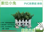 數位小兔【PVC 防水背景紙 綠】60*125 人像 商品 防水 防塵 背景板 背景紙 網拍 背景布 可擦拭 攝影棚