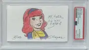 Scooby Doo Daphne Blake Original Drawing Sketch Signed Bob Singer PSA DNA COA
