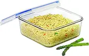 Glasslock Tempered Glass Square Food Container, 2600 ml Capacity, Clear, MCSB-260
