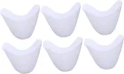 Baluue 3 Pairs Silicone Toe Cover Toe Protection Ballet Supplies Toe Caps Toe Protector Ballet Toe Pads Toe Pouch Pads Toe Cushion Toe Pouches White