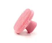 Face Scrubber Facial Cleansing Brush Silicone Face Cleansing Brush Manual Waterproof Cleansing Face Brushes for Cleansing and Exfoliating (pink)