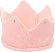 [OATIPHO] Crown Hat Yellow Beanie Boy Crown Warm Cap Knitted Hat Birthday Hat Yellow Hat Boys Clothes Boys Warm Hat Boy Hats Knitted Cap Hat Pink