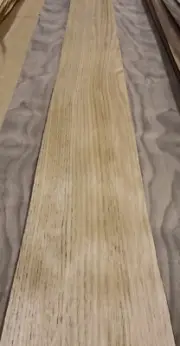 Butternut wood veneer 5" x 114" with no backing raw 1/42" thickness flitch roll