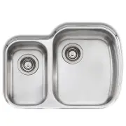 OLIVERI 1 1/2 RH DBL BOWL UDM SINK MO72U