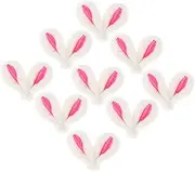 Cute Bunny Ear Charm for Hairband 20pcs Plush Rabbit Ear Decorations for Easter DIY Projects