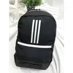 [MR.CH]ADIDAS CLASSIC BACKPACK 3 STRIPES 愛迪達 黑色休閒 後背包 DT2626