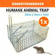 Rat Cage Trap Humane Live Animal Catcher No Poison Mouse Mice Pest Control