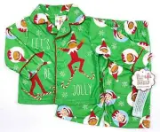 NWT Elf on the Shelf Size 12 Months Green Baby Boy Pajamas CHRISTMAS Sleepwear