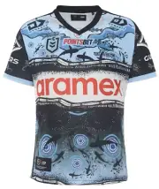 Cronulla Sharks Indigenous Jersey Size 4XL Available NRL Dynasty 22