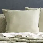 Renee Taylor Cavallo Jade Stone Washed Case French Linen European Pillowcase