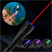 1mw 650nm Red Laser Pointer Pen Adjustable Focus Diving Waterproof