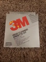 3M Head Cleaning Diskette Kit Box of 2 - 3.5"