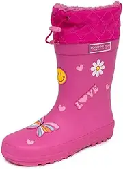 [LONDON FOG] Toby Boys Girls Snow Boots and Rain Boots - Insulated Winter Waterproof Boys Girls Snow Boots - Little Kid and Big Kid Sizes 11 to 7