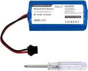 3600mAh Replacement Battery for EU/fy RoboVac 35C 11S 11S MAX 15C MAX 25C 30C RoboVac G10 Hybrid G30 Ecovacs Deebot N79t N79S DN622 14.8V Upgrade Battery
