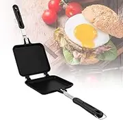 qwmvhfg， Grill Pan Durable Non-Toxic Eco-Friendly Small Frying Pan, High Temperature Resistant Frying Pan, for Restaurant Home