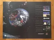 1998 Einhander PS1 Playstation 1 Vintage Print Ad/Poster Squaresoft Game Art