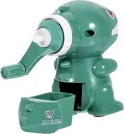 Sewroro Pencil Sharpeners Dinosaur Hand Crank Sharpener for School Classroom Office Studio and Home Easy Adjustment for Smooth Core