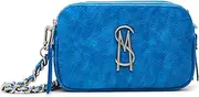 [Steve Madden] Daisy-H Triple Compartment Crossbody, Azure, Azure, One Size