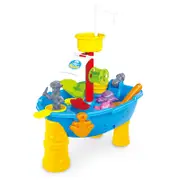 Lenoxx Kids' Pirate Ship Sand & Water Table with Accessories