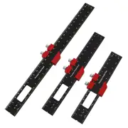 Woodworking T-Type Pocket Ruler Aluminum Slide Ruler 6.3in, 7.9in, 11.8in Precision Scribing Ruler Tools with Sliding St
