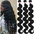 Brazilian Virgin 100% Human Hair Weaving Extensions 3Bundles 300g Body Wave US