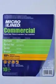 10 Quart MicroFine Back Pack Vac Bags - Pack of 10
