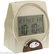 Talking Atomic Alarm Clock Time Month Date Loud Voice Low Vision and Blind