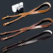 Leather Neck Shoulder Strap for Camera Mirrorless DSLR TLR FUJIFILM SONY Canon