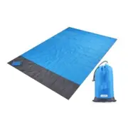 Beach Blanket Sand Proof Nylon Mat For Outdoor, Waterproof Picnic Travel, Music