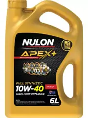 Nulon Apex+ 10W-40 Long Life Engine Oil 6L Full Synthetic (APX10W40-6)